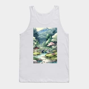 Japanese landscape Tank Top